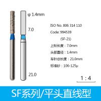 平头直线形金刚砂车针