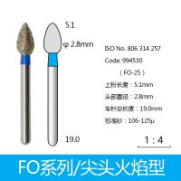 尖头火焰形金刚砂车针