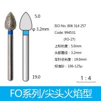 尖头火焰形金刚砂车针