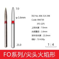 尖头火焰形金刚砂车针
