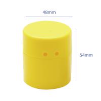 种植器械消毒盒 圆形小号黄色