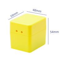 种植器械消毒盒 正方形黄色